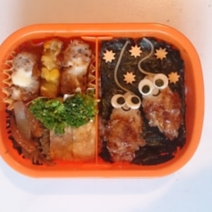 簡単キャラ弁☆みのむしくんのお弁当♪